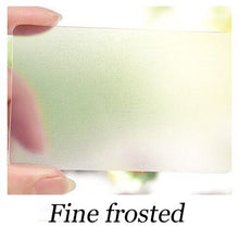 Load image into Gallery viewer, 1000Pcs Print PVC Clear ID Cards Transparent Plastic Round Business Card Design Calling Waterproof Cards Custom Printing 85*54mm
