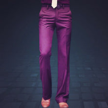 Load image into Gallery viewer, Suit pants 2020 New Business Straight wide-legged Men's trousers Men's British non-scalding Micro-rale Suit pants
